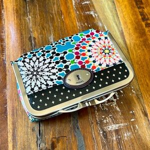 Fossil makeup bag